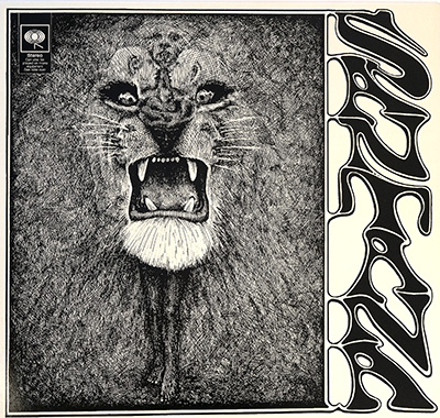 SANTANA - Self-Titled Lion Head (Four International Versions) album front cover vinyl record